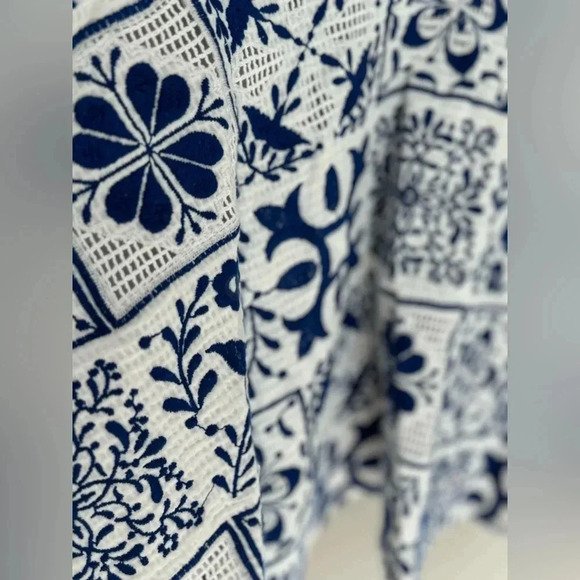 NWT Maeve Embroidered Tile Print Mini Skirt - Picture 7 of 7